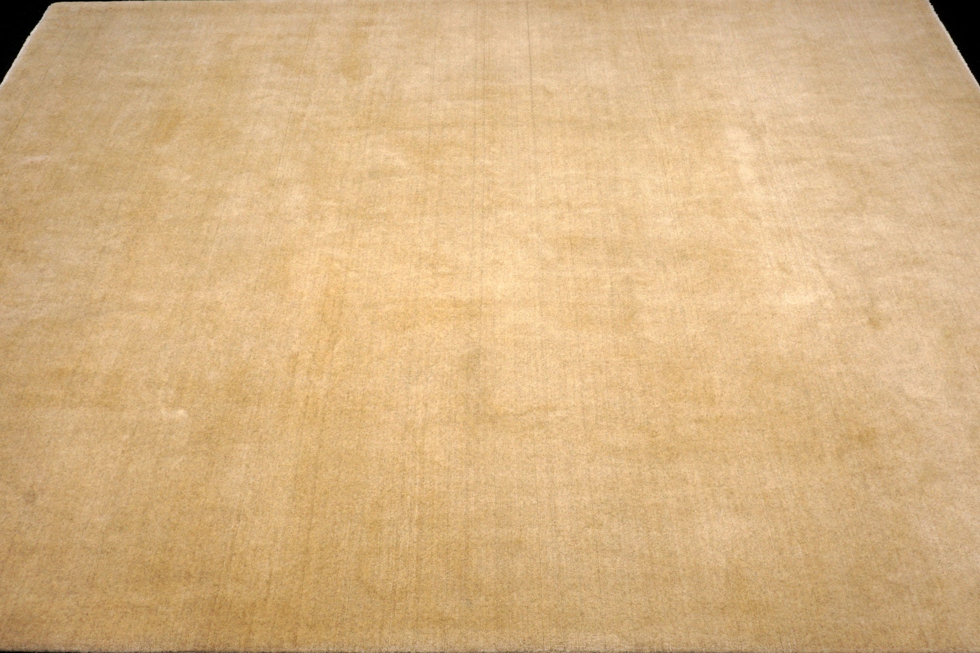 Gabbeh Uni Einfarbig 297 x 210 cm Beige Handgeknüpft