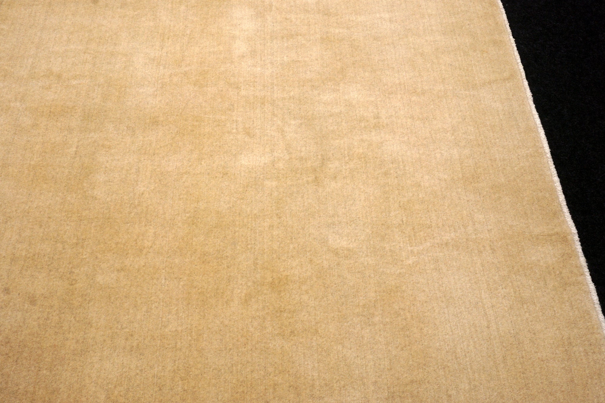 Gabbeh Uni Einfarbig 297 x 210 cm Beige Handgeknüpft