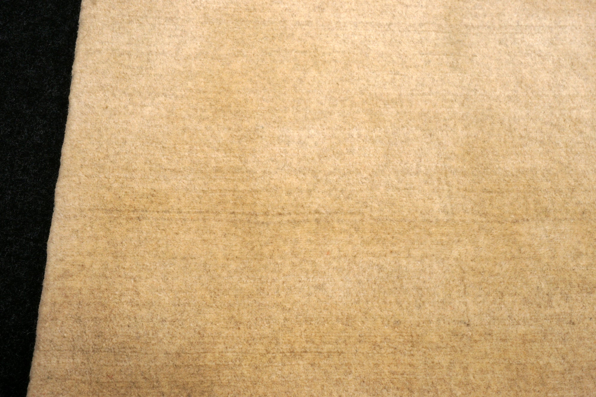 Gabbeh Uni Einfarbig 297 x 210 cm Beige Handgeknüpft