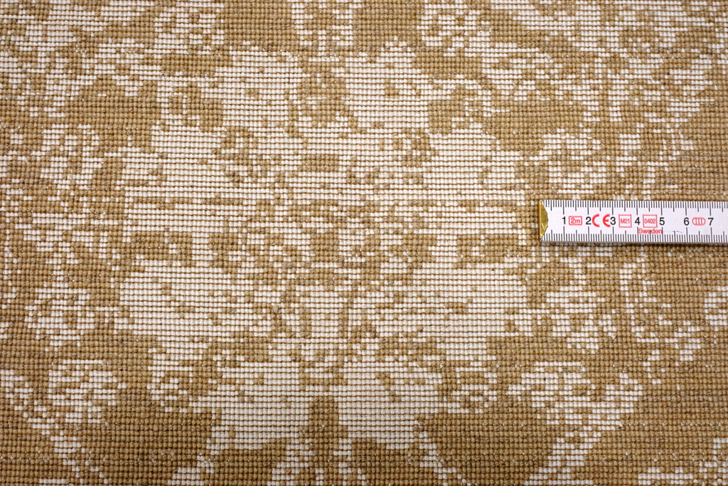 Isfahan Teppich 193 x 151 cm Modern Perserteppich Beige Weiß