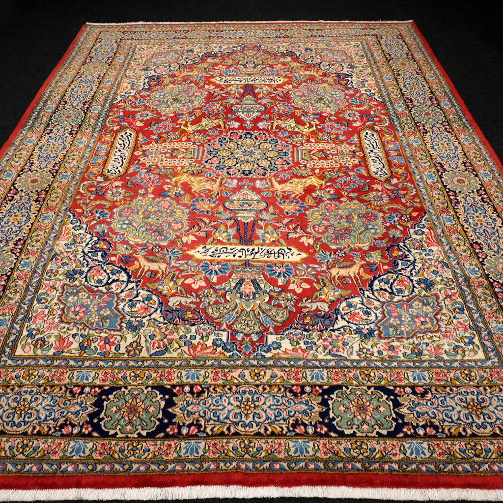 Kerman Kirman Lawar 342 x 254 cm Perserteppich Handgeknüpft