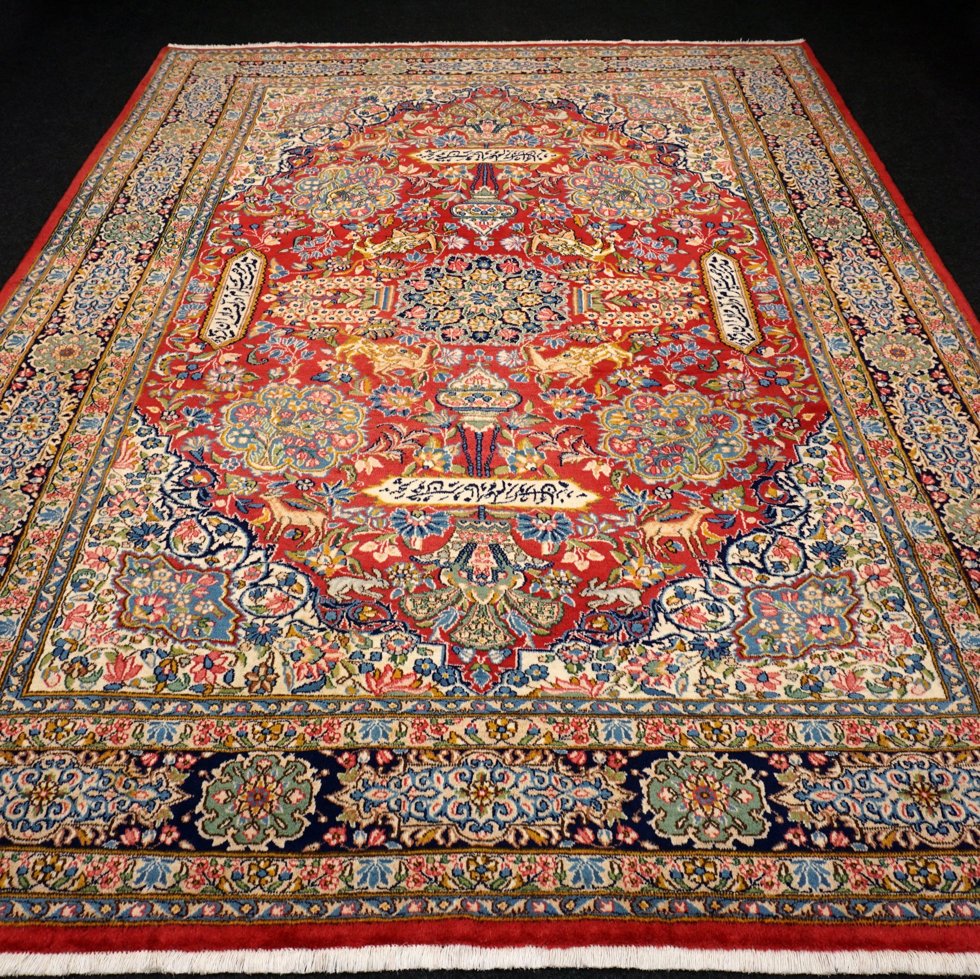 Kerman Kirman Lawar 342 x 254 cm Perserteppich Handgeknüpft