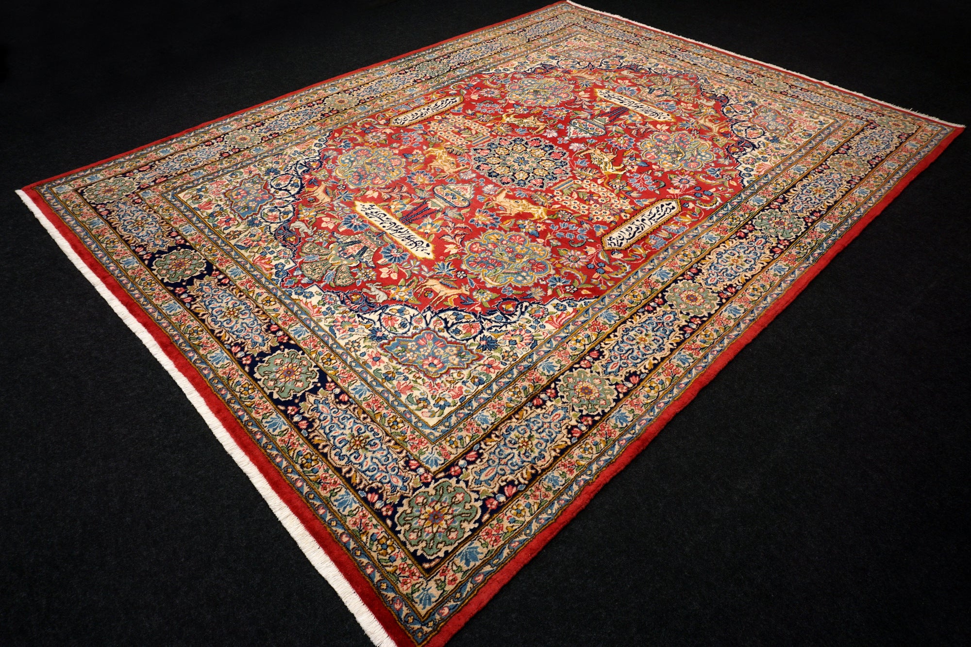 Kerman Kirman Lawar 342 x 254 cm Perserteppich Handgeknüpft
