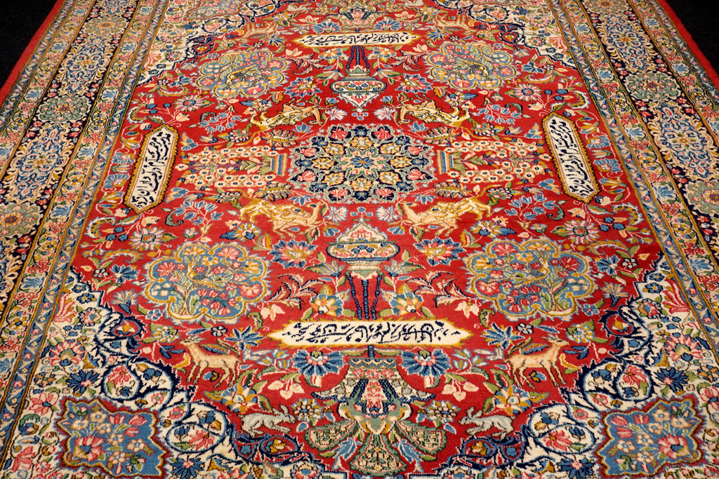 Kerman Kirman Lawar 342 x 254 cm Perserteppich Handgeknüpft