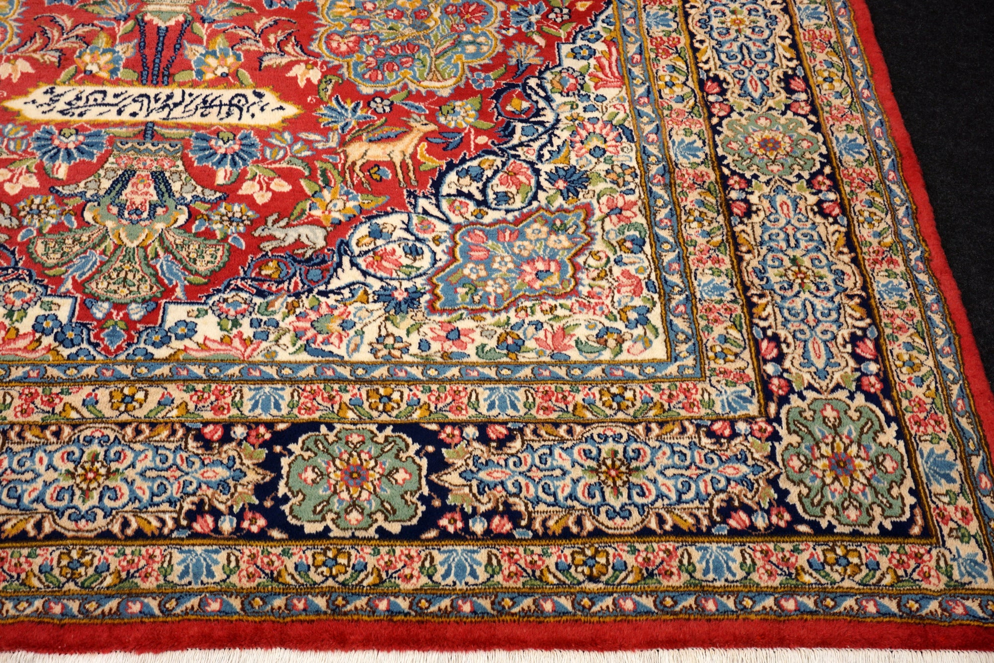 Kerman Kirman Lawar 342 x 254 cm Perserteppich Handgeknüpft