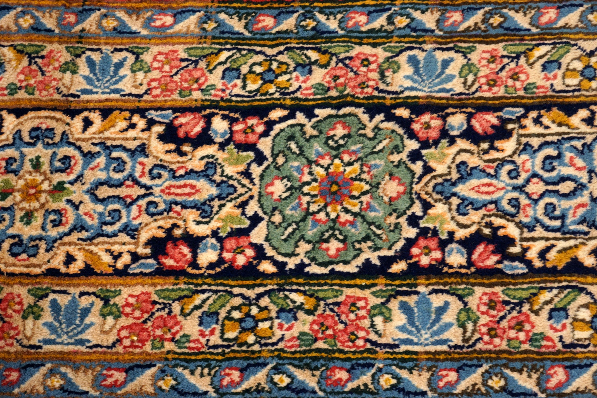 Kerman Kirman Lawar 342 x 254 cm Perserteppich Handgeknüpft