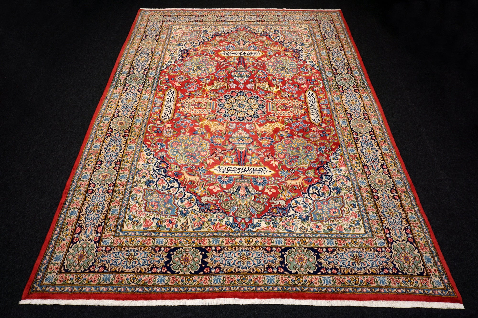 Kerman Kirman Lawar 342 x 254 cm Perserteppich Handgeknüpft