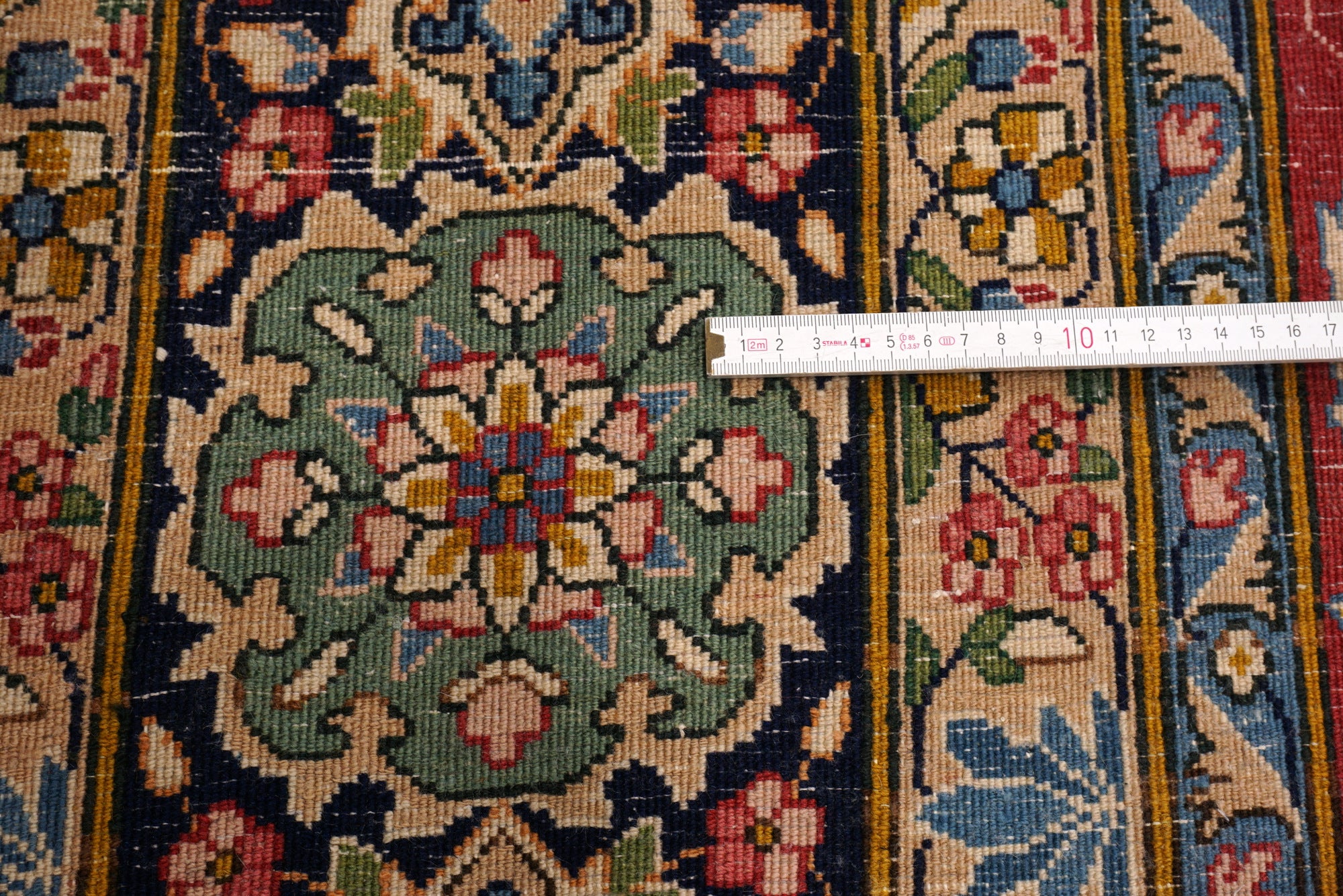 Kerman Kirman Lawar 342 x 254 cm Perserteppich Handgeknüpft