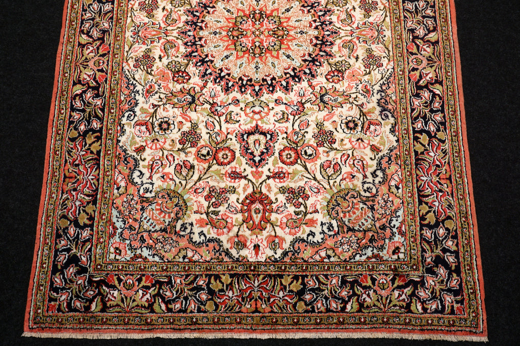 Ghom Seidenteppich 156 x 107 cm Perserteppich Handgeknüpft