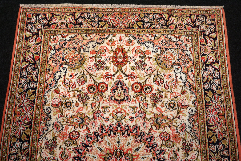 Ghom Seidenteppich 156 x 107 cm Perserteppich Handgeknüpft
