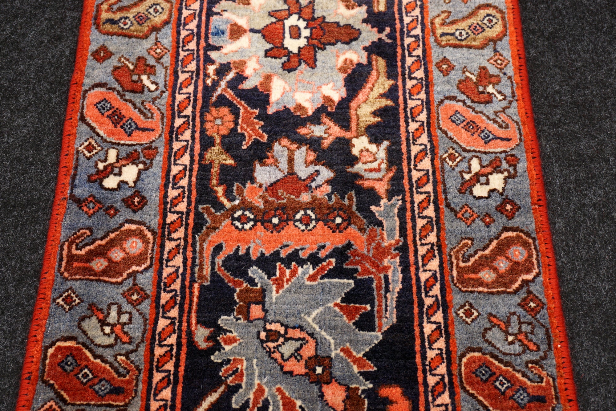 Bidjar Läufer 272 x 40 cm Perserteppich Handgeknüpft