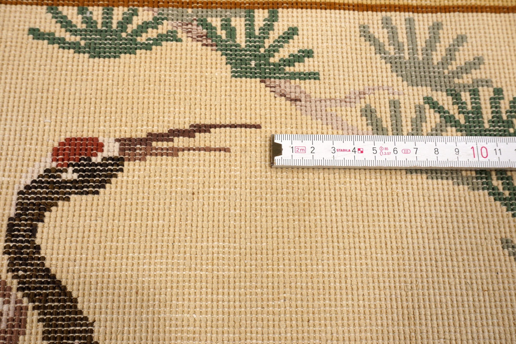 China Seidenteppich Vogelmotive 90 x 65 cm Orient Teppich Handgeknüpft