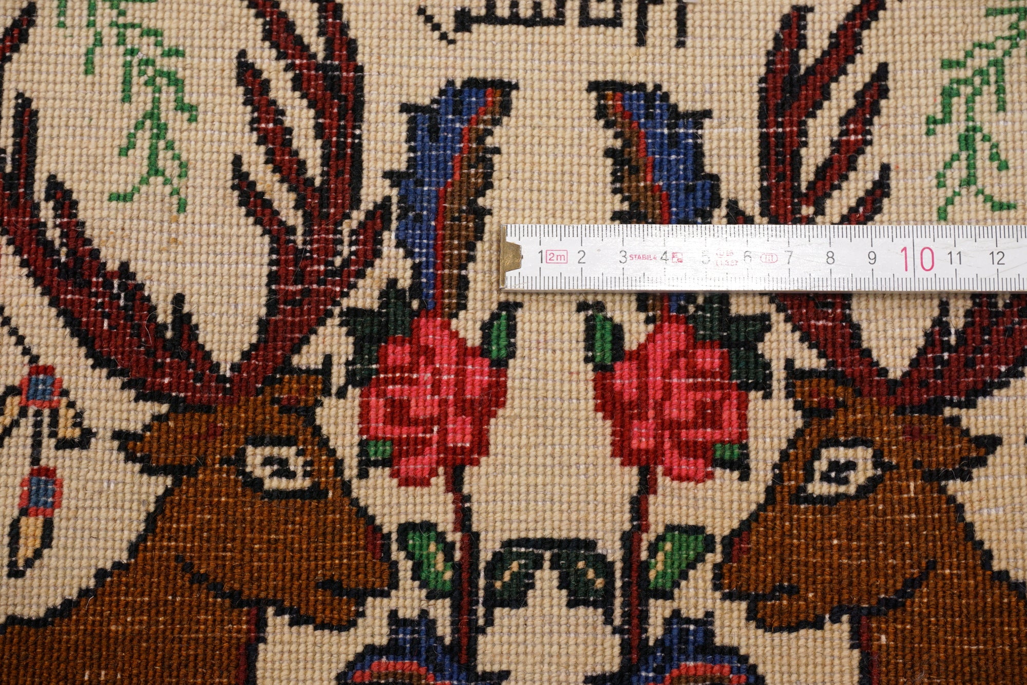 Sarough Perserteppich mit Hirschmotiv