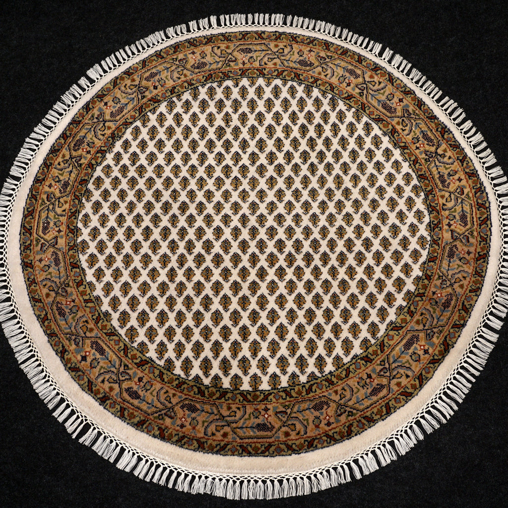 Sarough Rund 102 x 102 cm Orient Teppich Handgeknüpft