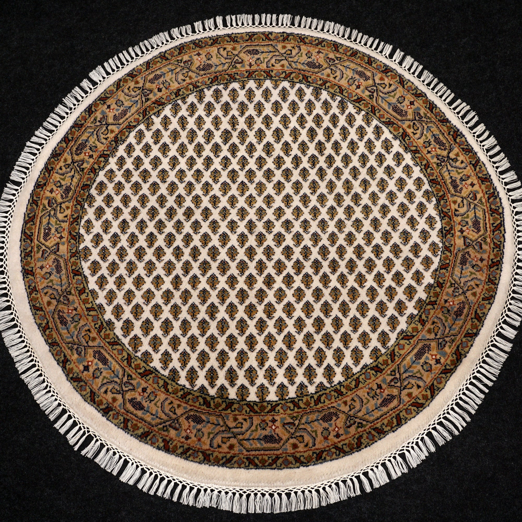 Sarough Rund 102 x 102 cm Orient Teppich Handgeknüpft