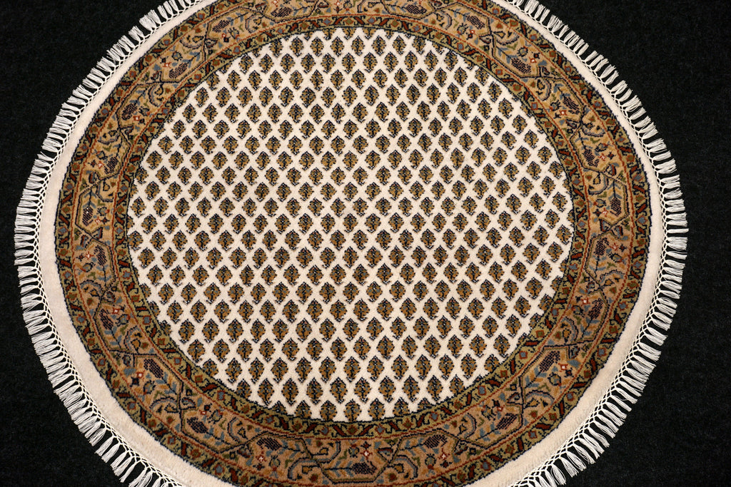 Sarough Rund 102 x 102 cm Orient Teppich Handgeknüpft