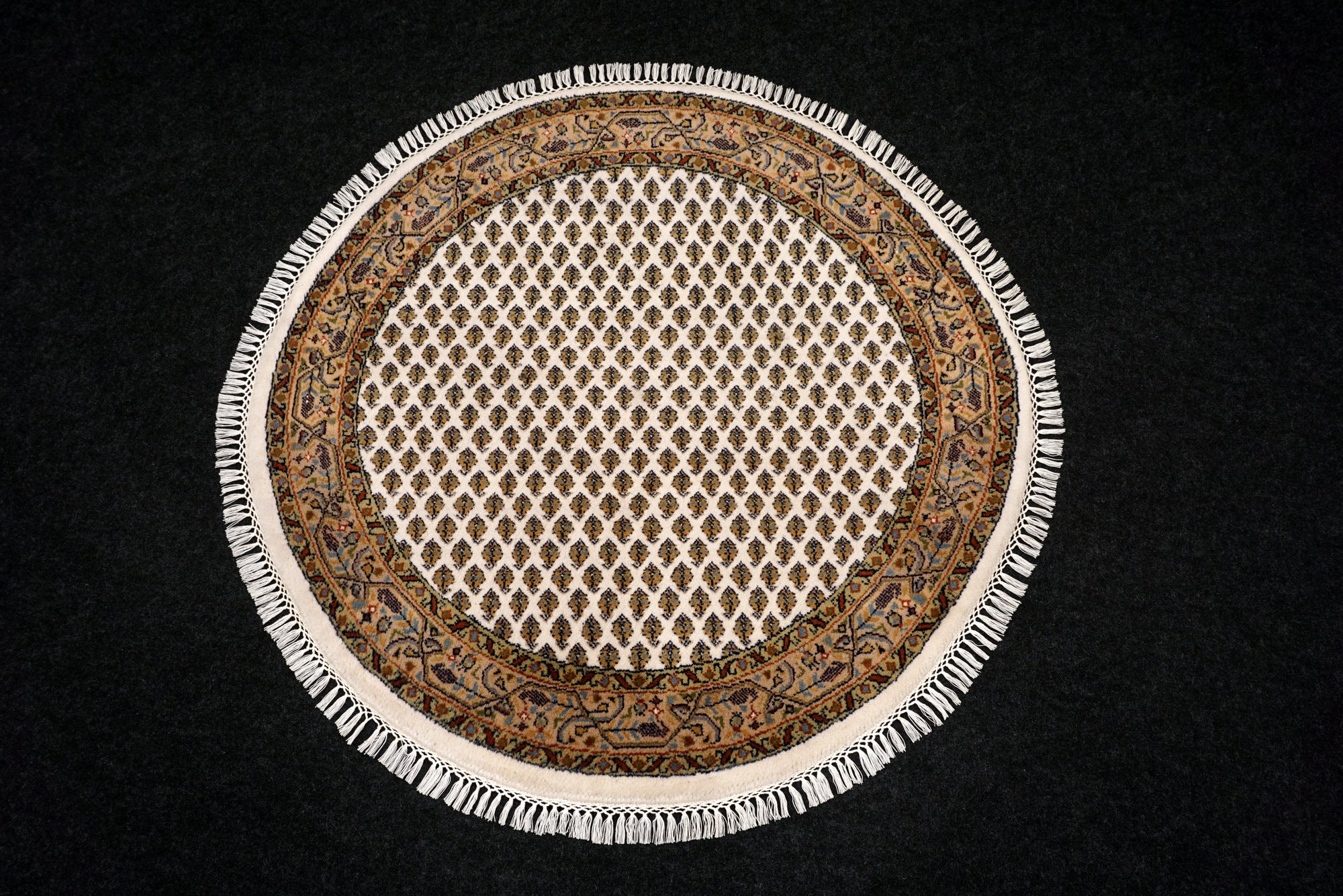 Sarough Rund 102 x 102 cm Orient Teppich Handgeknüpft