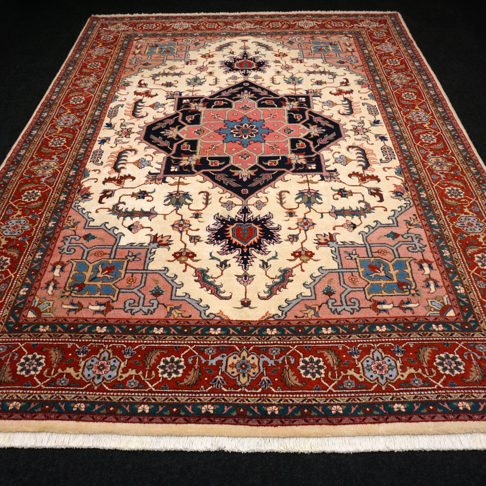 Heriz Teppich 341 x 246 cm Perserteppich Handgeknüpft