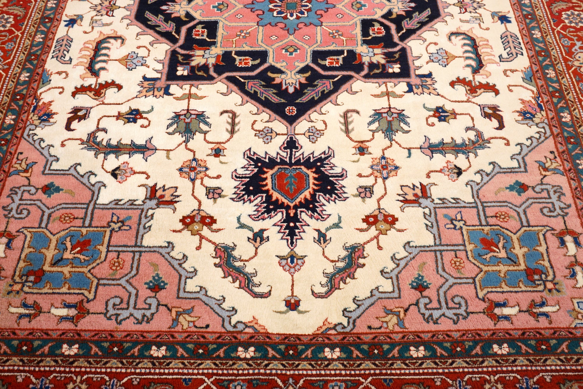 Heriz Teppich 341 x 246 cm Perserteppich Handgeknüpft