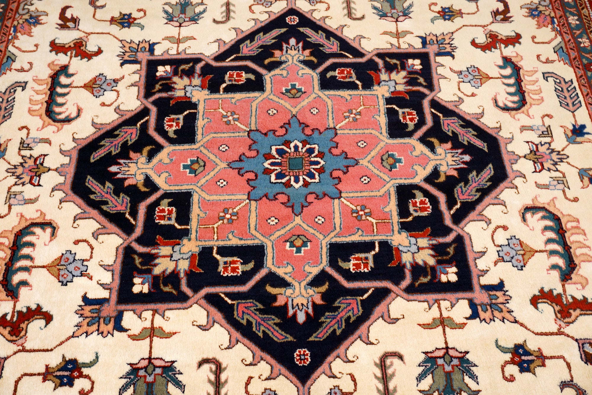 Heriz Teppich 341 x 246 cm Perserteppich Handgeknüpft