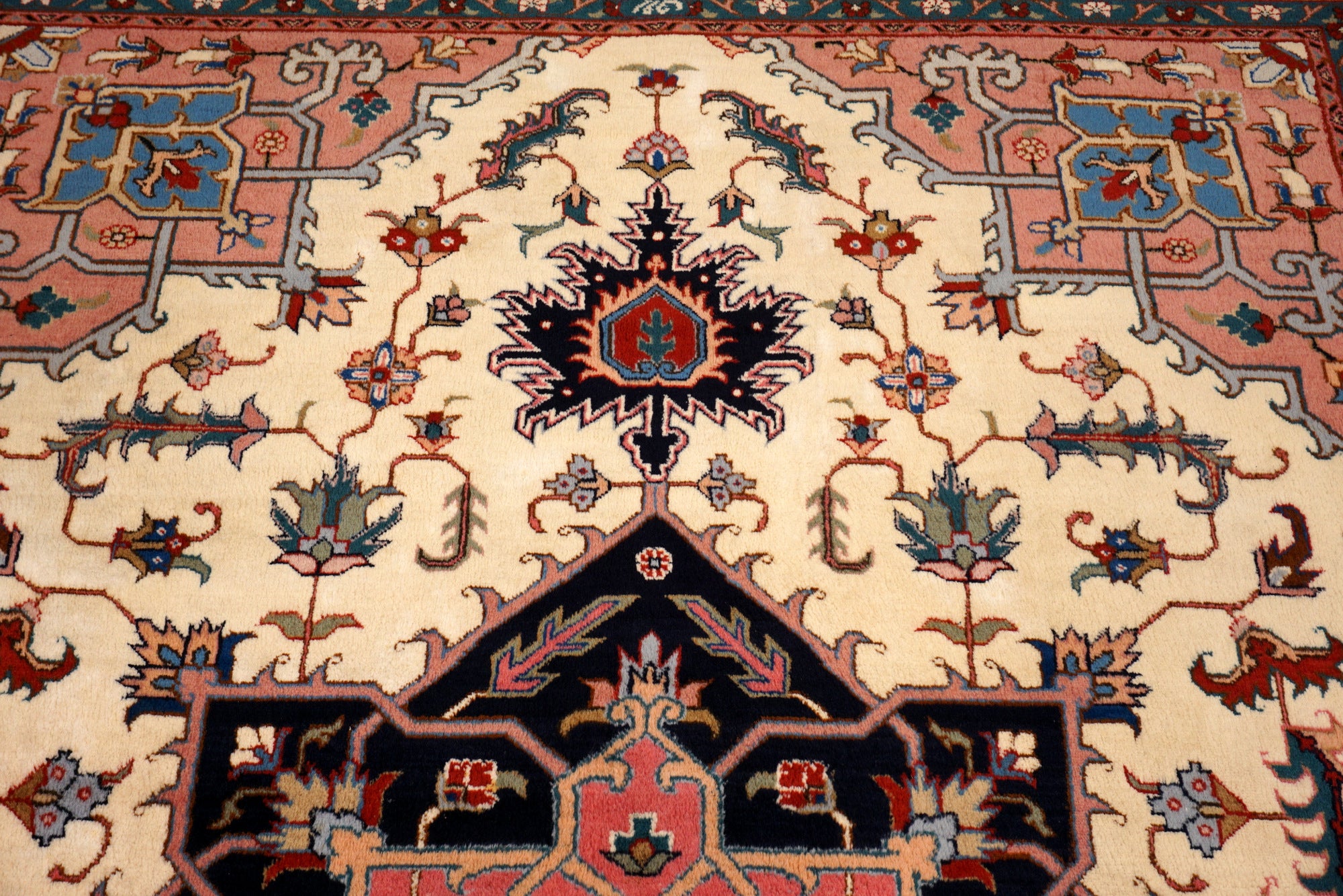 Heriz Teppich 341 x 246 cm Perserteppich Handgeknüpft
