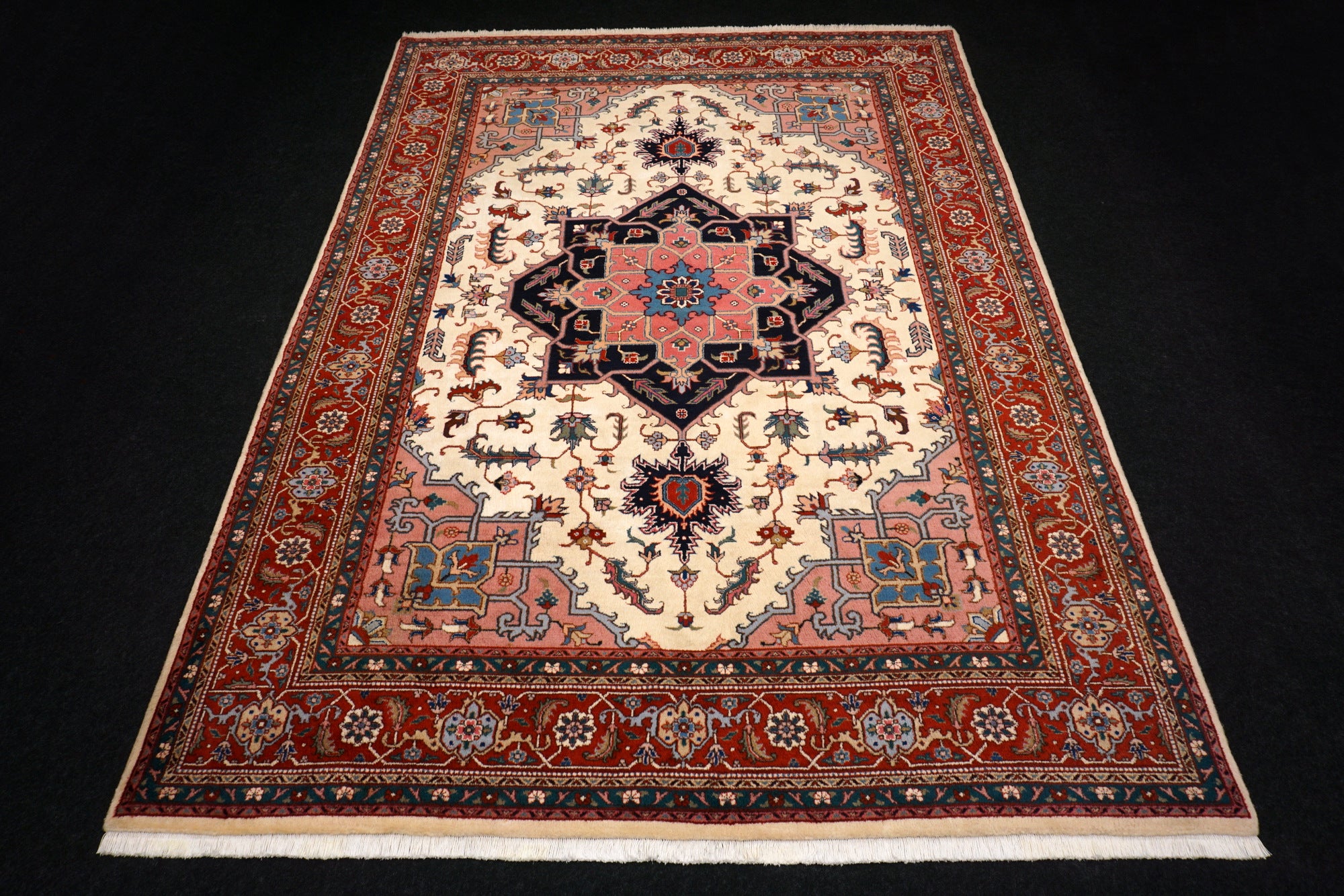 Heriz Teppich 341 x 246 cm Perserteppich Handgeknüpft