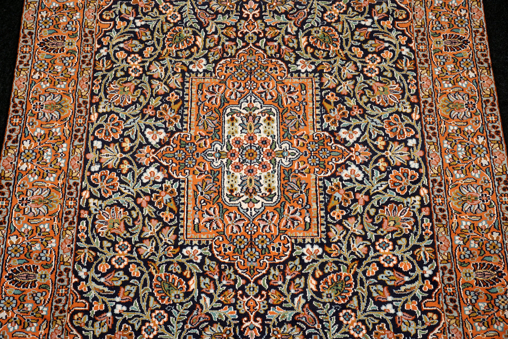 Seidenteppich Kaschmir 152 x 93 cm Ghom Muster