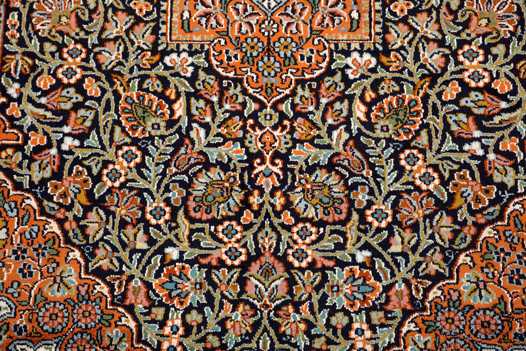 Seidenteppich Kaschmir 152 x 93 cm Ghom Muster