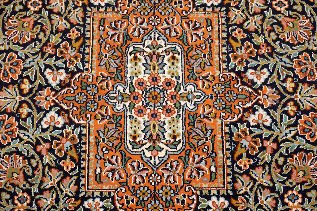 Seidenteppich Kaschmir 152 x 93 cm Ghom Muster