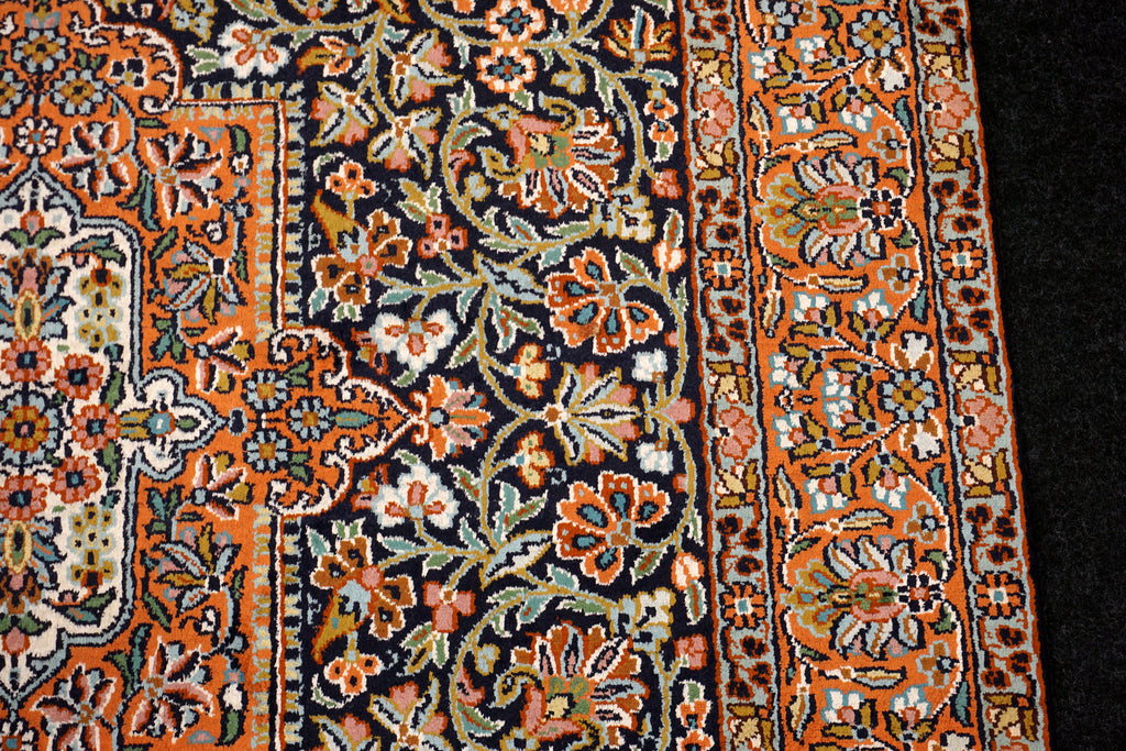 Seidenteppich Kaschmir 152 x 93 cm Ghom Muster