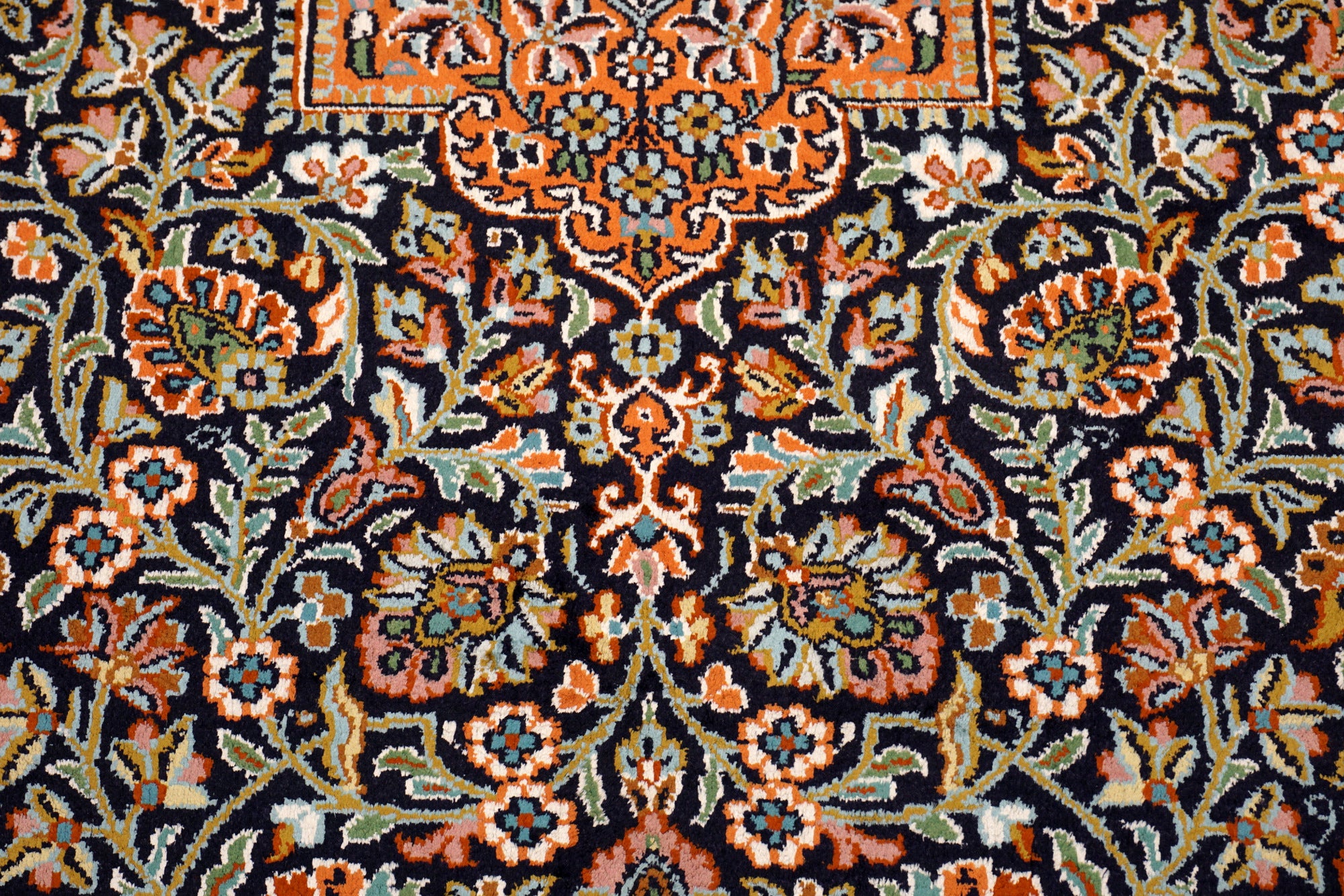 Seidenteppich Kaschmir 152 x 93 cm Ghom Muster