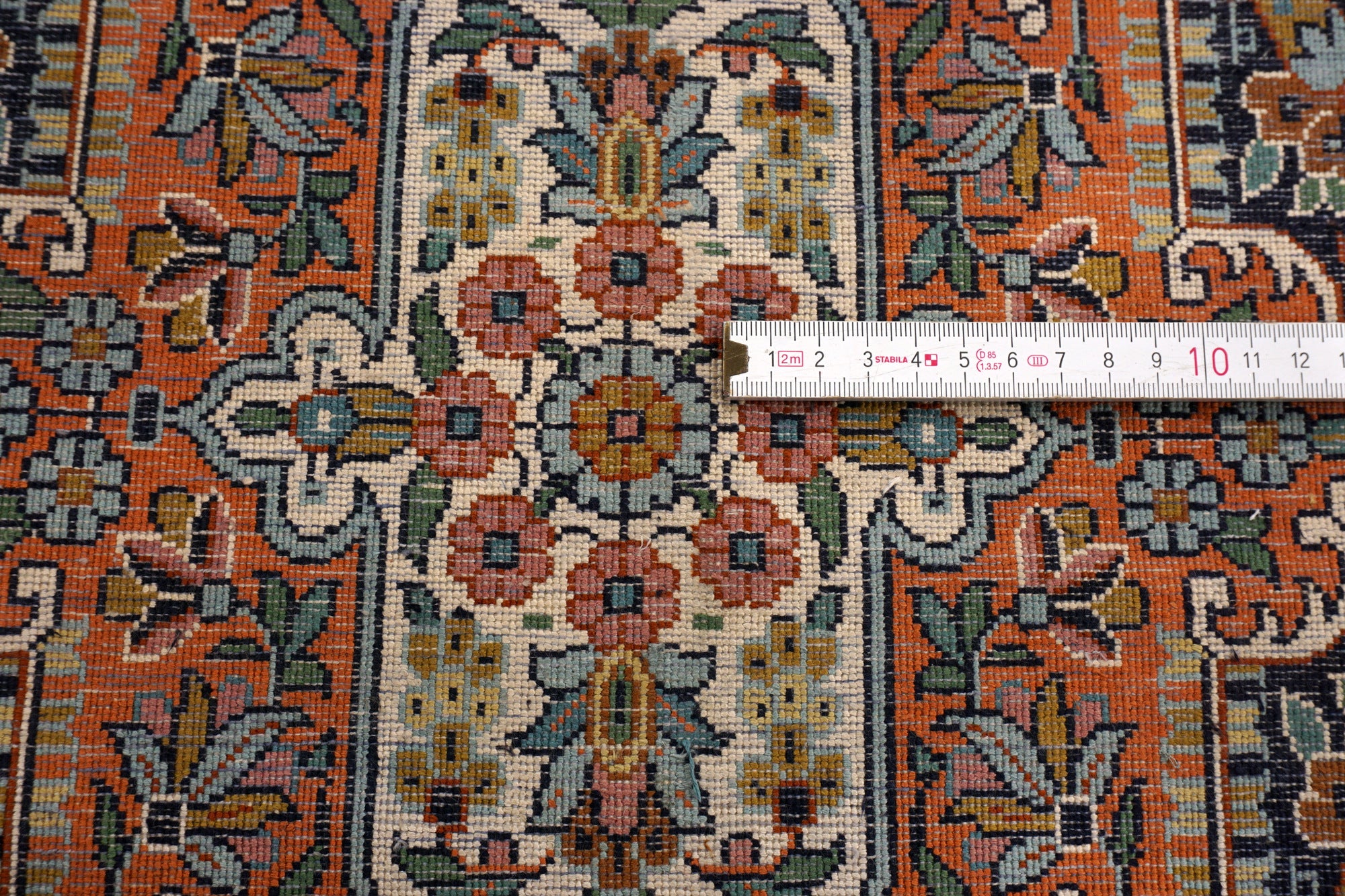 Seidenteppich Kaschmir 152 x 93 cm Ghom Muster