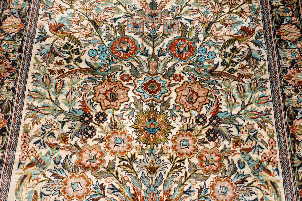 China Ghom Seidenteppich 94 x 63 cm Seide