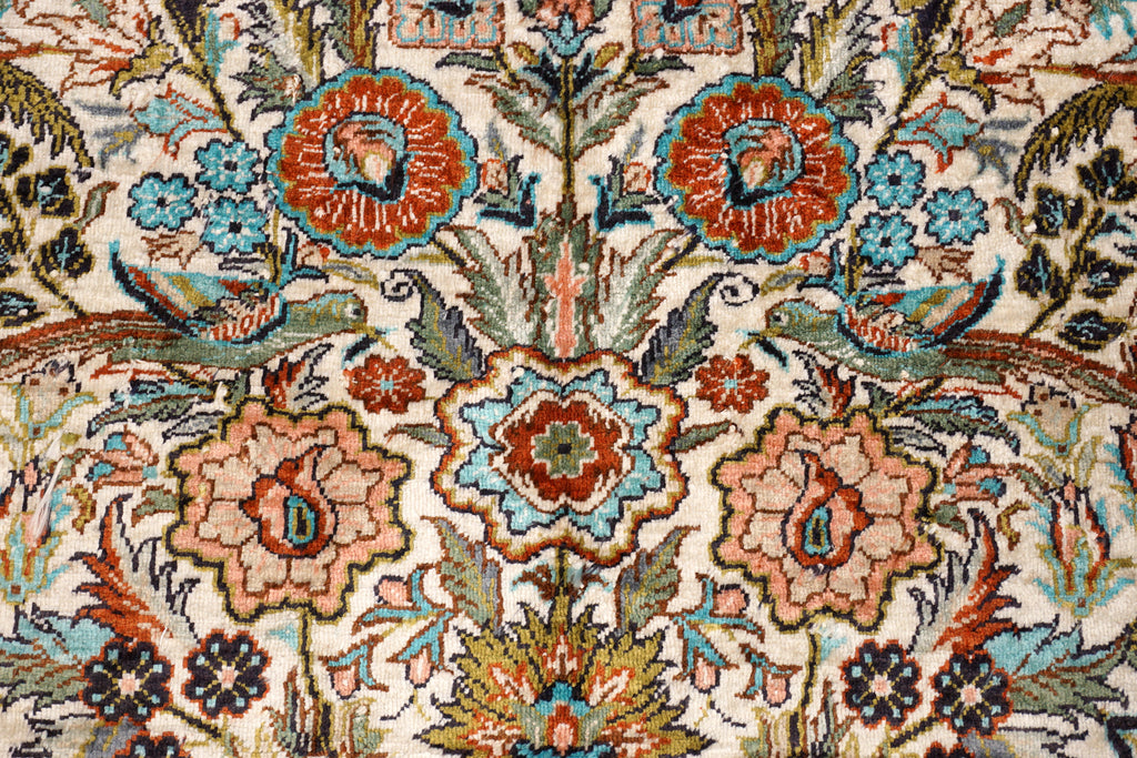 China Ghom Seidenteppich 94 x 63 cm Seide