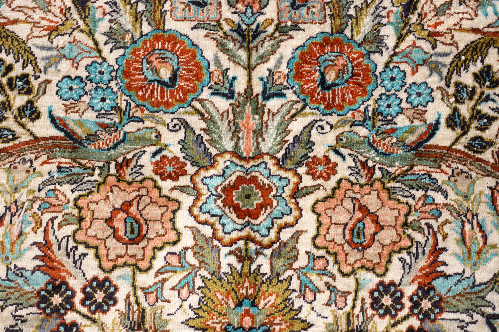 China Ghom Seidenteppich 94 x 63 cm Seide