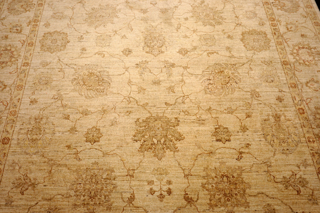 Ziegler Sandfarbe 293 x 250 cm Orient Teppich Handgeknüpft