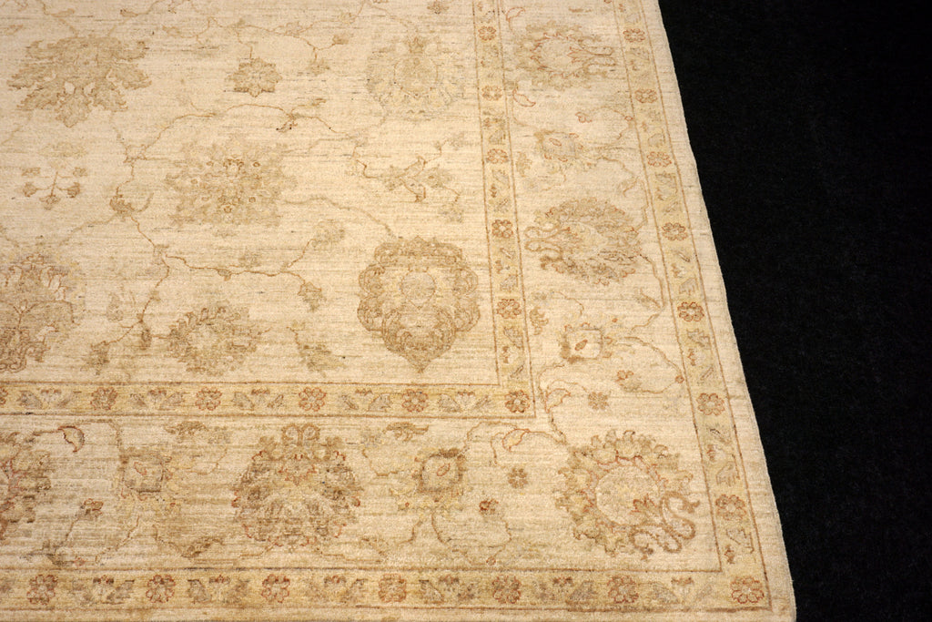 Ziegler Sandfarbe 293 x 250 cm Orient Teppich Handgeknüpft