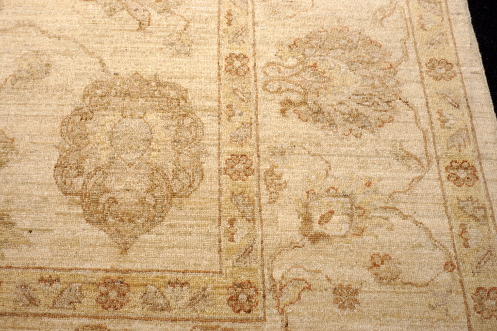 Ziegler Sandfarbe 293 x 250 cm Orient Teppich Handgeknüpft