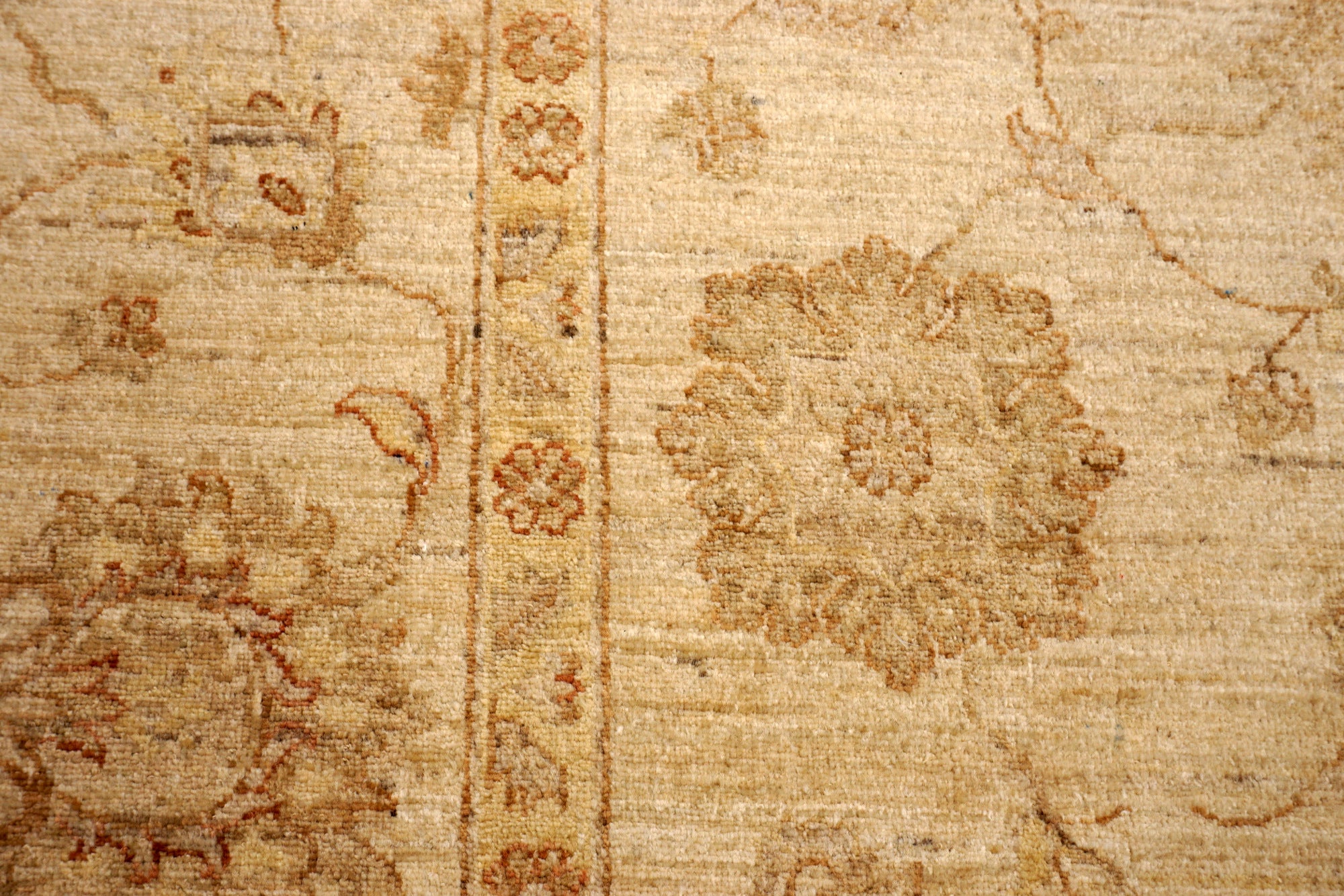 Ziegler Sandfarbe 293 x 250 cm Orient Teppich Handgeknüpft
