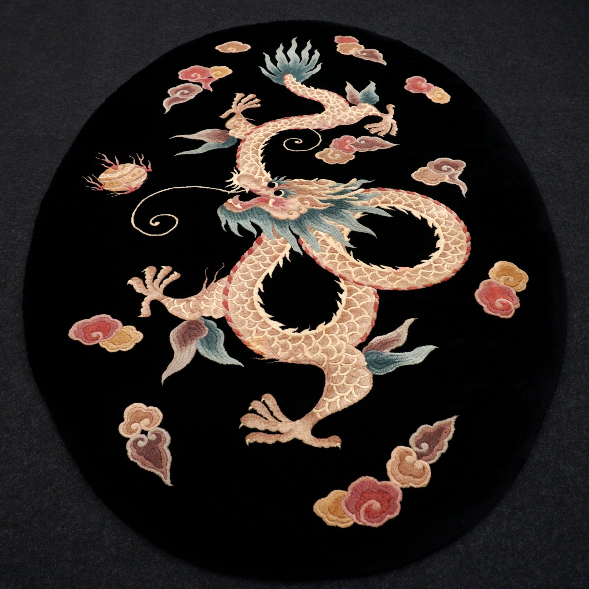China Drachen Motiv 277 x 183 cm Orient Teppich