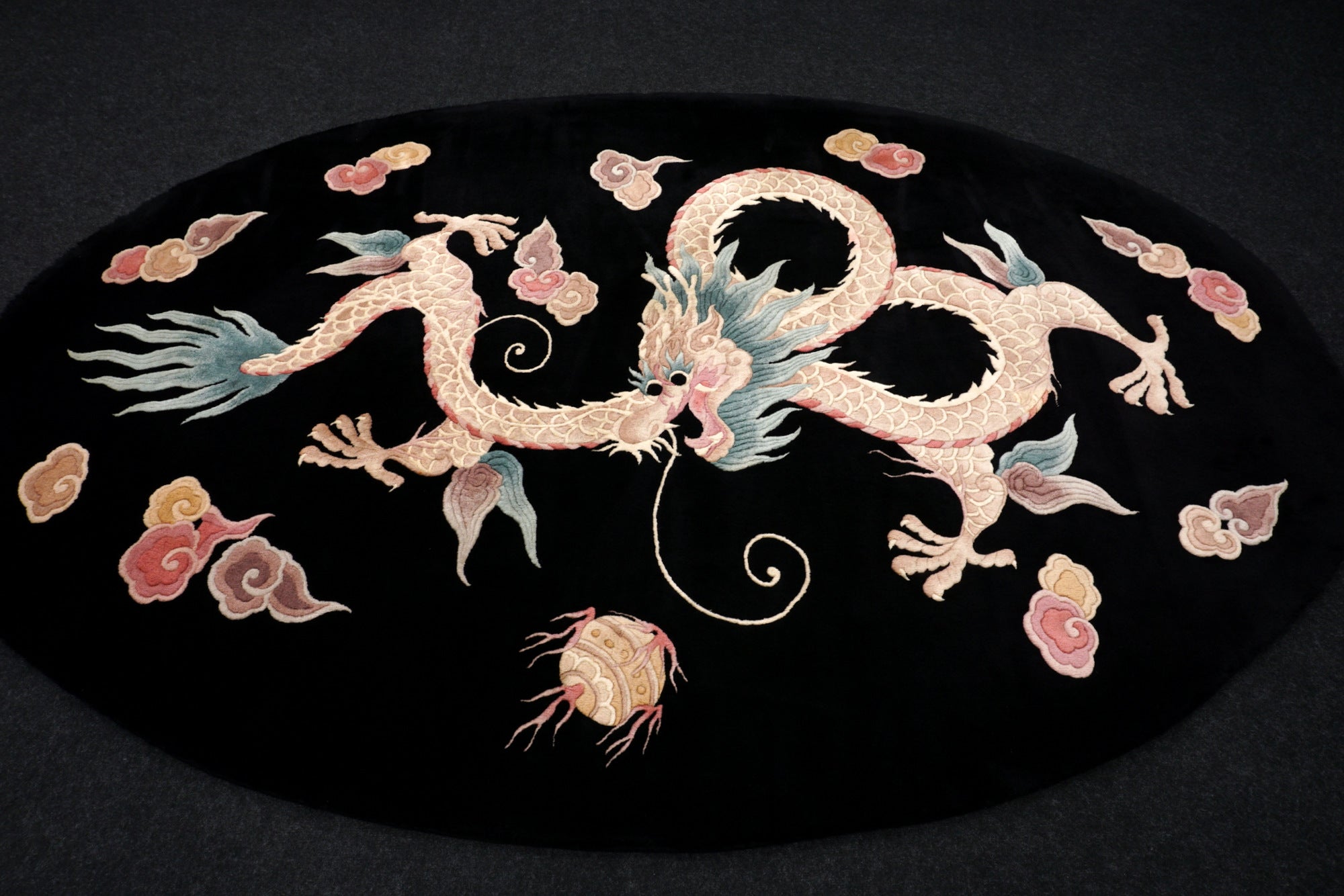 China Drachen Motiv 277 x 183 cm Orient Teppich