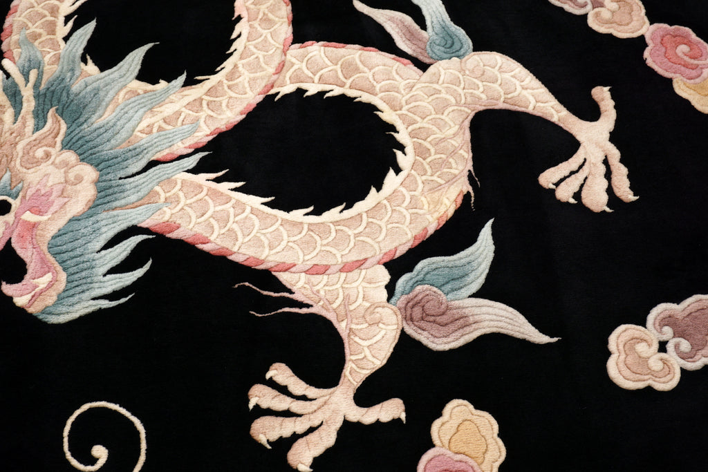 China Drachen Motiv 277 x 183 cm Orient Teppich