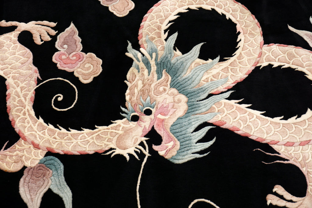 China Drachen Motiv 277 x 183 cm Orient Teppich
