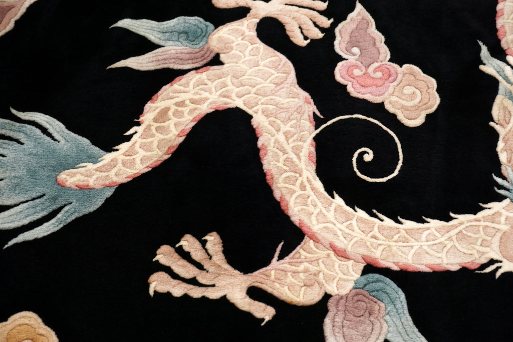 China Drachen Motiv 277 x 183 cm Orient Teppich