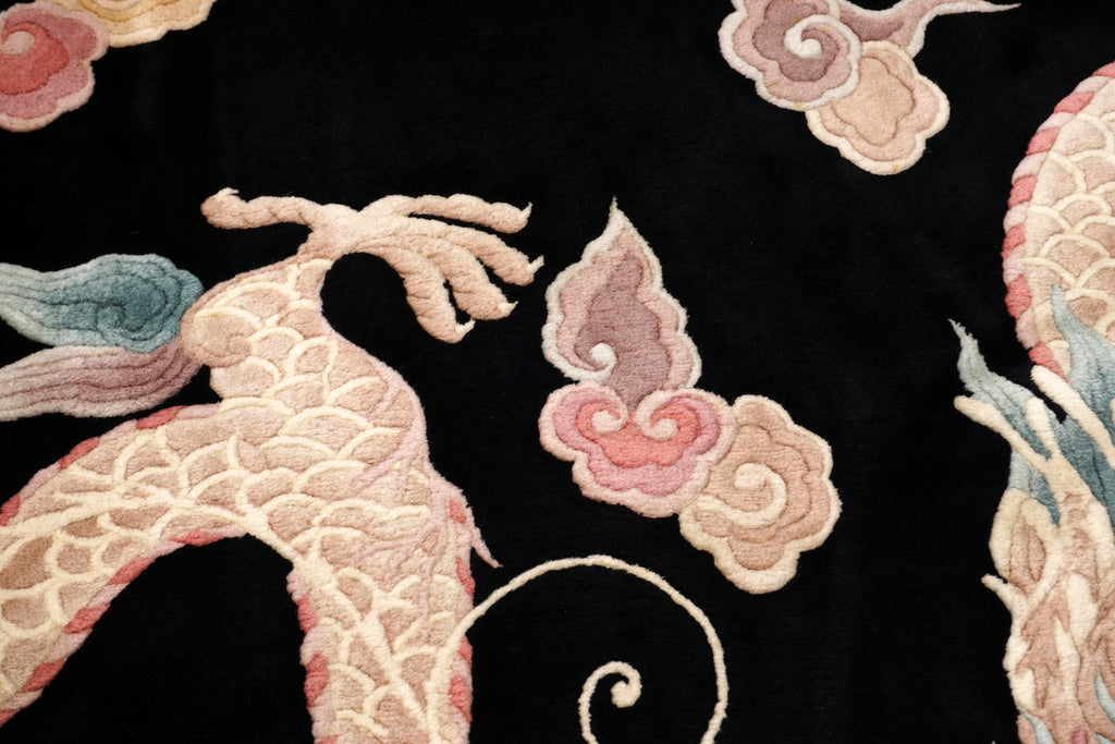 China Drachen Motiv 277 x 183 cm Orient Teppich