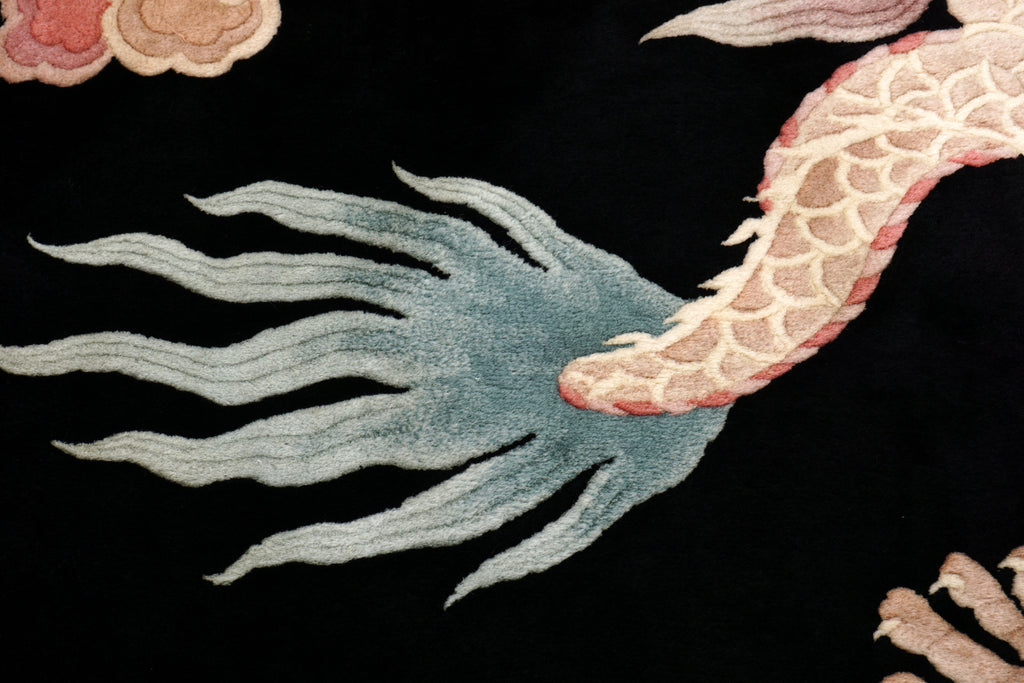 China Drachen Motiv 277 x 183 cm Orient Teppich