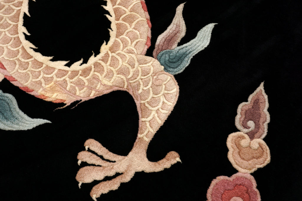 China Drachen Motiv 277 x 183 cm Orient Teppich