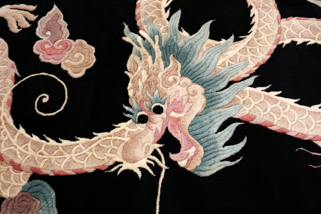 China Drachen Motiv 277 x 183 cm Orient Teppich