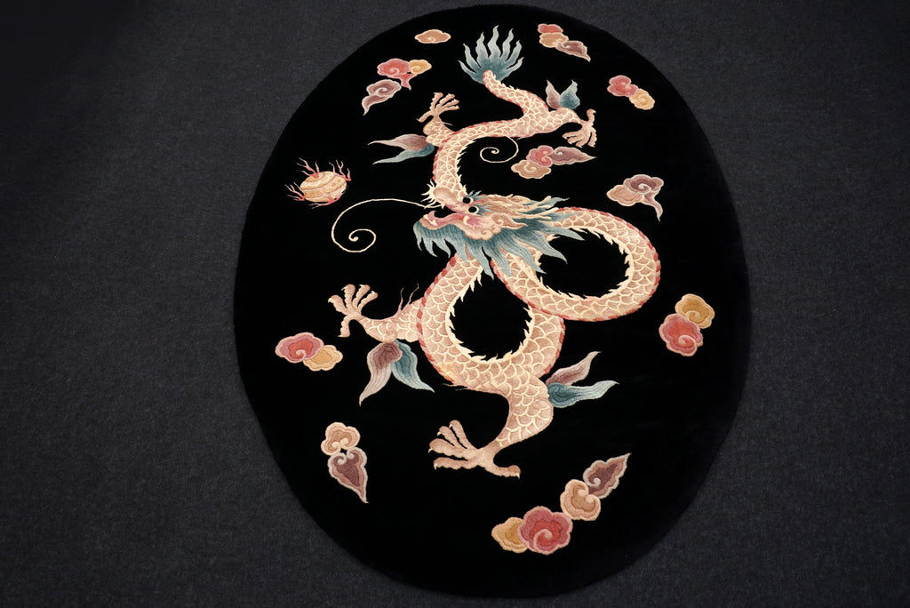 China Drachen Motiv 277 x 183 cm Orient Teppich