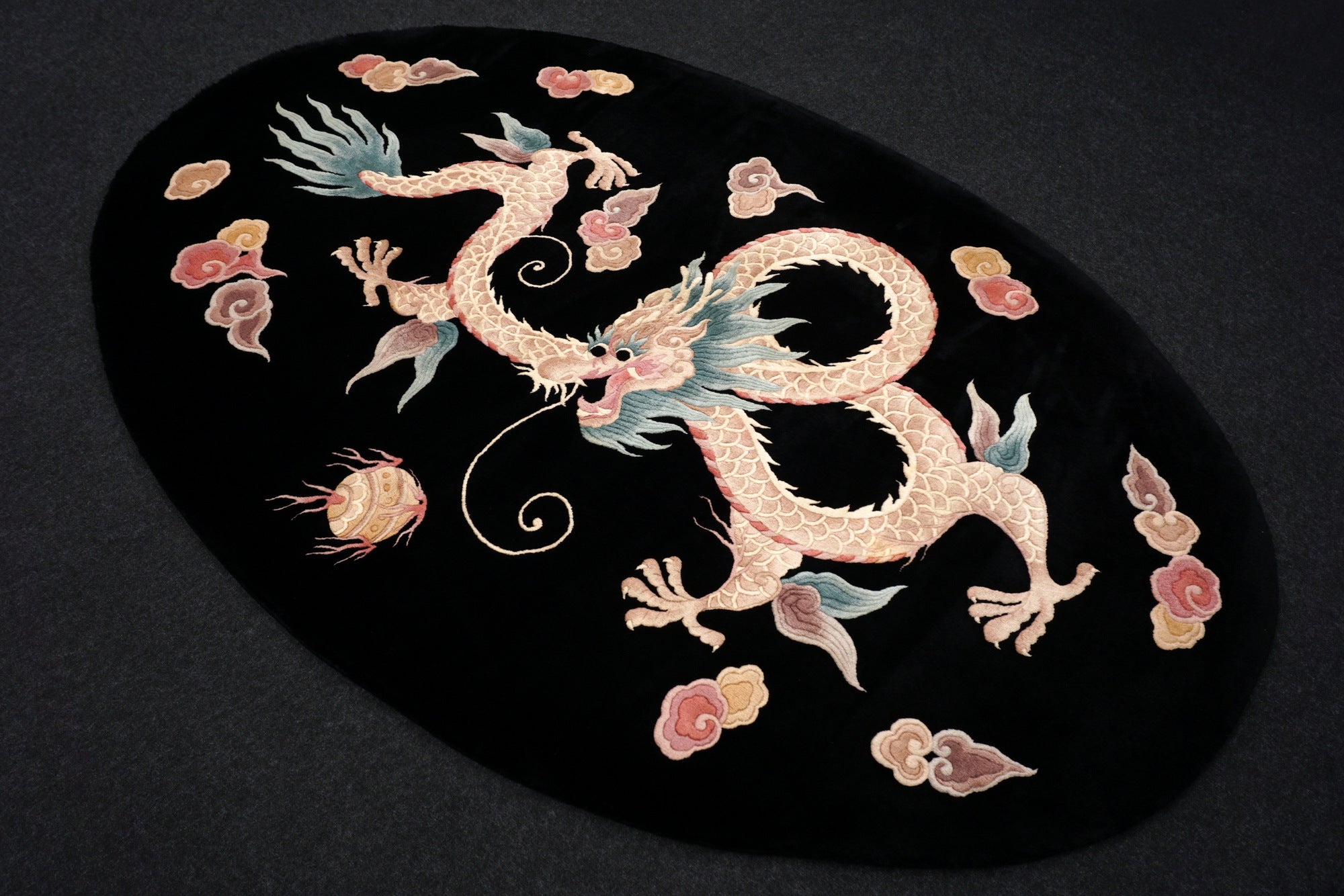 China Drachen Motiv 277 x 183 cm Orient Teppich